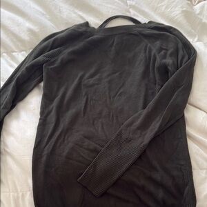 Lululemon Athletica Black Crewneck Sweater